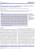 Cover page: Cyclin G2 promotes cell cycle arrest in breast cancer cells responding to fulvestrant and metformin and correlates with patient survival