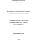 Cover page: Staging Lusophony: politics of production and representation in theater festivals in Portuguese-speaking countries