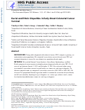 Cover page: Racial and Ethnic Disparities in Early-Onset Colorectal Cancer Survival