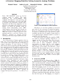 Cover page: A Structure Mapping Model for Solving Geometric Analogy Problems