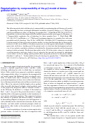 Cover page: Regularization by compressibility of the μ(I) model of dense granular flow