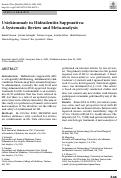 Cover page: Ustekinumab in Hidradenitis Suppurativa: A Systematic Review and Meta-analysis