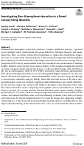 Cover page: Investigating Fire–Atmosphere Interaction in a Forest Canopy Using Wavelets