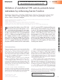 Cover page: Inhibition of endothelial FAK activity prevents tumor metastasis by enhancing barrier function.