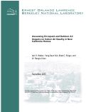 Cover page: Assessing Occupant and Outdoor Air Impacts on Indoor Air Quality in New California Homes