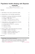 Cover page of Population health thinking with Bayesian networks