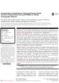 Cover page: Postoperative Complications following Primary Penile Inversion Vaginoplasty among 330 Male-to-Female Transgender Patients