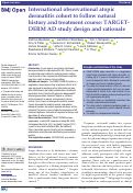 Cover page: International observational atopic dermatitis cohort to follow natural history and treatment course: TARGET-DERM AD study design and rationale.