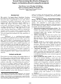 Cover page: Toward Characterizing Best-Practice Pedagogy for Inquiry in Simulation-Based Learning Environments