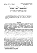 Cover page: Measurement of projected area factors for each part of a sitting person