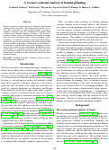 Cover page: A resource-rational analysis of human planning