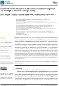 Cover page: Increased Serum Prolactin and Excessive Daytime Sleepiness: An Attempt of Proof-of-Concept Study.