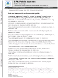 Cover page: Fate and transport in environmental quality