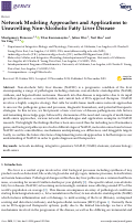 Cover page: Network Modeling Approaches and Applications to Unravelling Non-Alcoholic Fatty Liver Disease