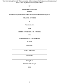 Cover page: Trust in Common Ground: The Association of Coordination Performance and Interpersonal Trust within Asymmetrical Cooperative Pairs