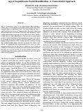 Cover page: Age of Acquisition in Facial Identification: A Connectionist Approach