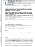 Cover page: VOICES: An efficacious trauma-informed, gender-responsive cannabis use intervention for justice and school-referred girls with lifetime substance use history.