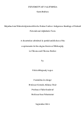 Cover page: Mayahuel and Tlahuizcalpanteuctli in the Nahua Codices: Indigenous Readings of Nahuatl Pictorial and Alphabetic Texts