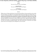 Cover page: Income Inequality and Status Seeking: A Study Using Large-Scale Human Mobility Data