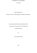 Cover page: Music Making Space: Musicians, Scenes, and Belonging in the Republic of Macedonia