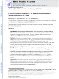 Cover page: Service providers’ adherence to methadone maintenance treatment protocol in China