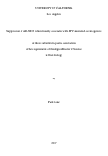 Cover page: Suppression of ADAM23 is functionally associated with HPV-mediated carcinogenesis