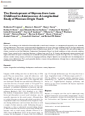 Cover page: The Development of Shyness from Late Childhood to Adolescence: A Longitudinal Study of Mexican-Origin Youth