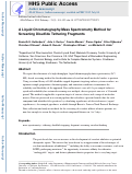 Cover page: A Liquid Chromatography/Mass Spectrometry Method for Screening Disulfide Tethering Fragments