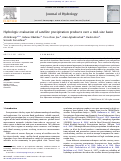 Cover page: Hydrologic evaluation of satellite precipitation products over a mid-size basin