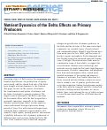 Cover page: Nutrient Dynamics of the Delta: Effects on Primary Producers