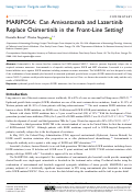 Cover page: MARIPOSA: Can Amivantamab and Lazertinib Replace Osimertinib in the Front-Line Setting?