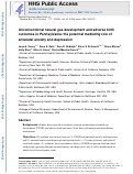 Cover page: Unconventional natural gas development and adverse birth outcomes in Pennsylvania: The potential mediating role of antenatal anxiety and depression