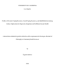 Cover page: Profiles of Personal Coping Resources, Social Coping Resources, and Health Behaviors among Latinos: Implications for Depressive Symptoms and Self-Rated General Health