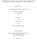 Cover page: Polynesian Subsistence, Nutrient Flows, and Long-Term Socio-Ecosystem Dynamics: Insights from Stable Isotope Analysis of the Pacific Rat (Rattus exulans) in Island Foodwebs