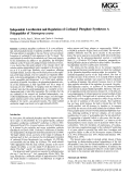 Cover page: Independent localization and regulation of carbamyl phosphate synthetase a polypeptides of Neurospora crassa