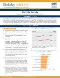 Cover page of 2019 SafeTREC Traffic Safety Facts: Bicycle Safety