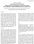 Cover page: Therapy-related Acute Lymphoblastic Leukemia Associated with MLL Amplification in a Patient with Metastatic Uterine Leiomyosarcoma