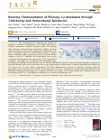 Cover page: Boosting Chemiexcitation of Phenoxy-1,2-dioxetanes through 7-Norbornyl and Homocubanyl Spirofusion.