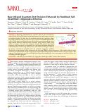 Cover page: Near-Infrared Quantum Dot Emission Enhanced by Stabilized Self-Assembled J‑Aggregate Antennas