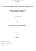 Cover page: Evolution of Male Coloration in The Wild: The Role of Sex Linkage and Selection