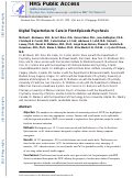 Cover page: Digital Trajectories to Care in First-Episode Psychosis