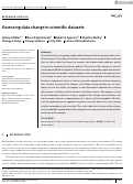 Cover page: Assessing data change in scientific datasets