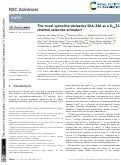 Cover page: The novel quinoline derivative SKA-346 as a KCa3.1 channel selective activator.