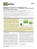 Cover page: Identifying the Critical Role of Li Substitution in P2–Na x [Li y Ni z Mn1–y–z ]O2 (0 &lt; x, y, z &lt; 1) Intercalation Cathode Materials for High-Energy Na-Ion Batteries