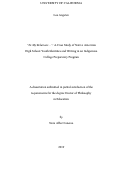 Cover page: “To My Relations…”: A Case Study of Native American High School Youth Identities and Writing in an Indigenous College Preparatory Program