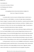 Cover page: Choreographing Collective Intersectional Identities in Reflejo de la Diosa Luna’s ‘Migración’ Performance