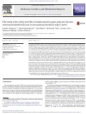 Cover page: Pilot study of the safety and effect of adalimumab on pain, physical function, and musculoskeletal disease in mucopolysaccharidosis types I and II