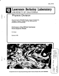 Cover page: Performance of the D0 End Calorimeter Electromagnetic Module