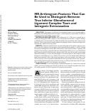 Cover page: MR Arthrogram Features That Can Be Used to Distinguish Between True Inferior Glenohumeral Ligament Complex Tears and Iatrogenic Extravasation.