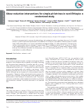 Cover page: Odour reduction interventions for simple pit latrines in rural Ethiopia: a randomized study.